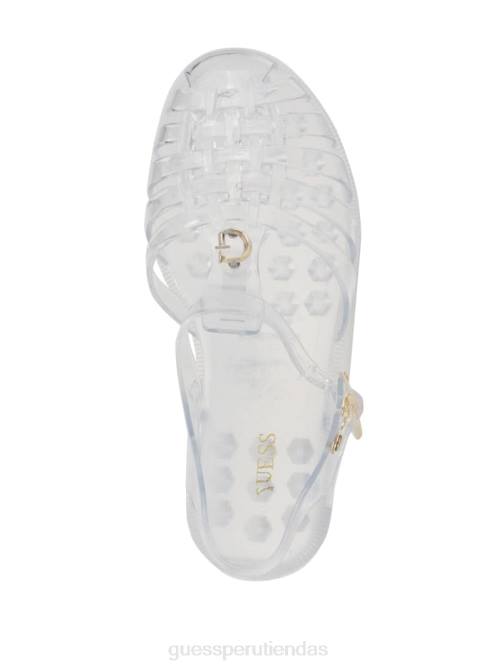 GUESS sandalias de gelatina mujer 0P8X3470 claro calzado