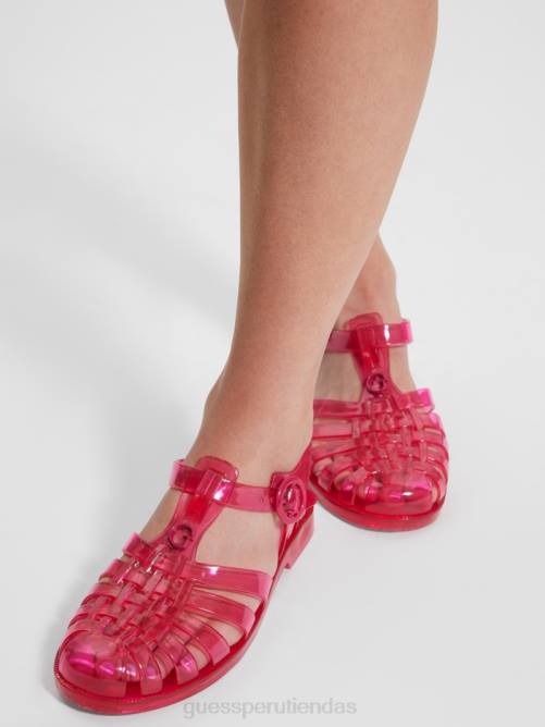 GUESS sandalias de gelatina mujer 0P8X3480 rosa medio calzado