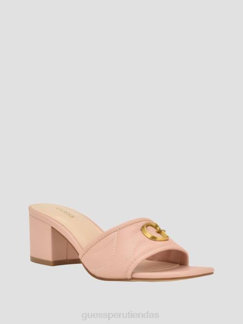 GUESS sandalias de tacón ulliy mujer 0P8X3401 luz natural 110 calzado