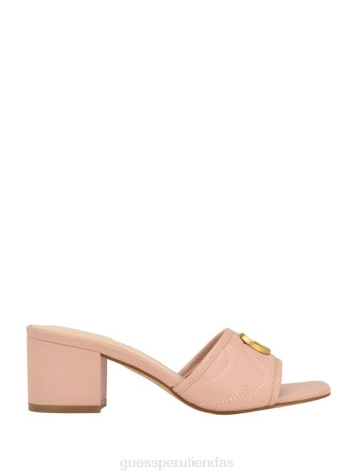 GUESS sandalias de tacón ulliy mujer 0P8X3401 luz natural 110 calzado