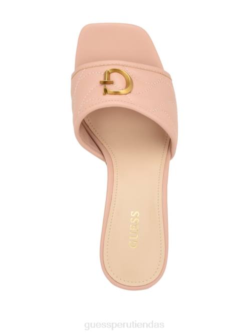GUESS sandalias de tacón ulliy mujer 0P8X3401 luz natural 110 calzado