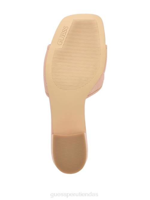GUESS sandalias de tacón ulliy mujer 0P8X3401 luz natural 110 calzado