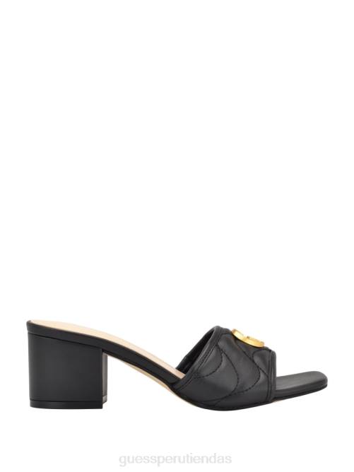 GUESS sandalias de tacón ulliy mujer 0P8X3402 negro calzado