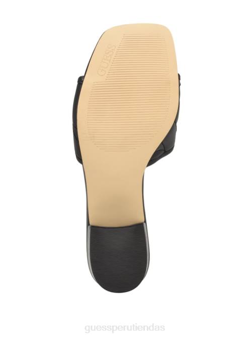 GUESS sandalias de tacón ulliy mujer 0P8X3402 negro calzado
