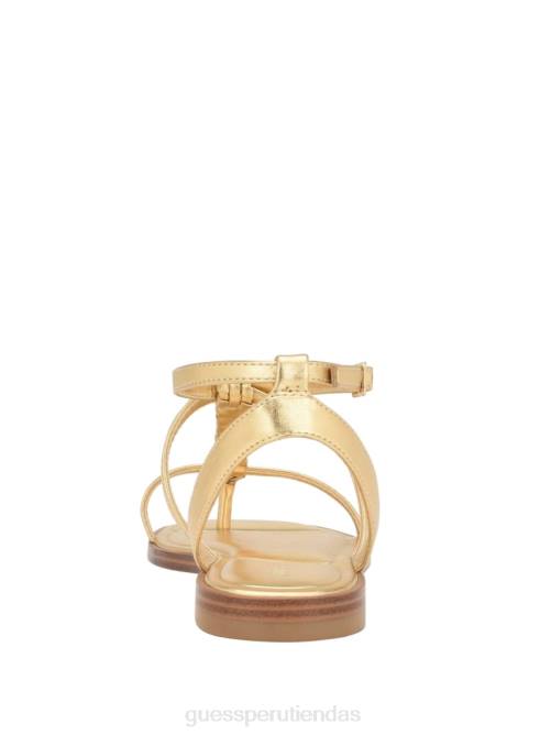 GUESS sandalias raima con cadena y eslabones mujer 0P8X3458 oro calzado