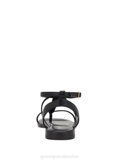 GUESS sandalias raima con cadena y eslabones mujer 0P8X3478 negro calzado