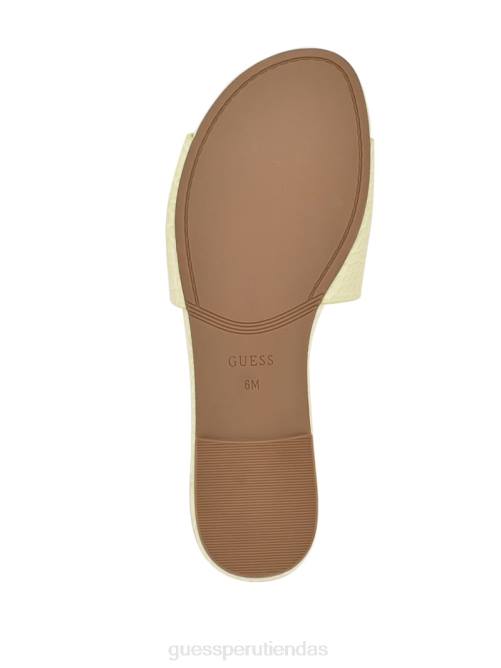GUESS sandalias tashia con logo mujer 0P8X3495 verde claro calzado