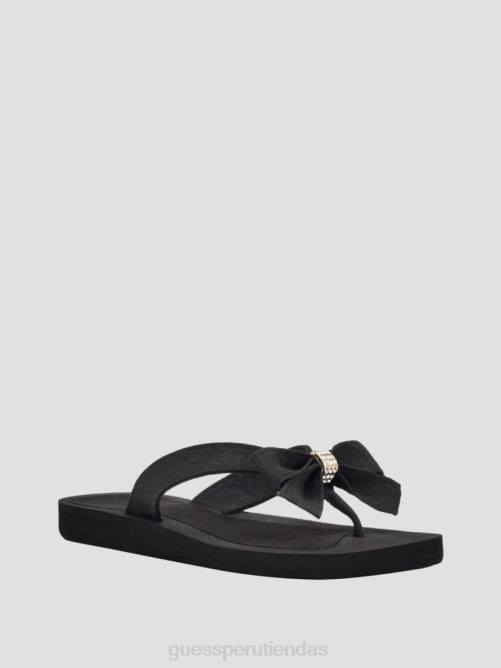 GUESS sandalias tuta con pajarita mujer 0P8X3472 negro calzado