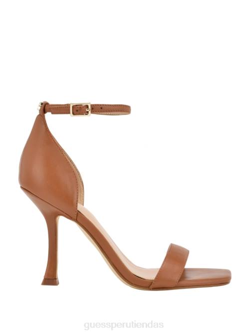GUESS tacones de cuero yael mujer 0P8X3399 marrón medio calzado