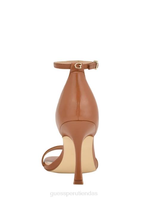GUESS tacones de cuero yael mujer 0P8X3399 marrón medio calzado