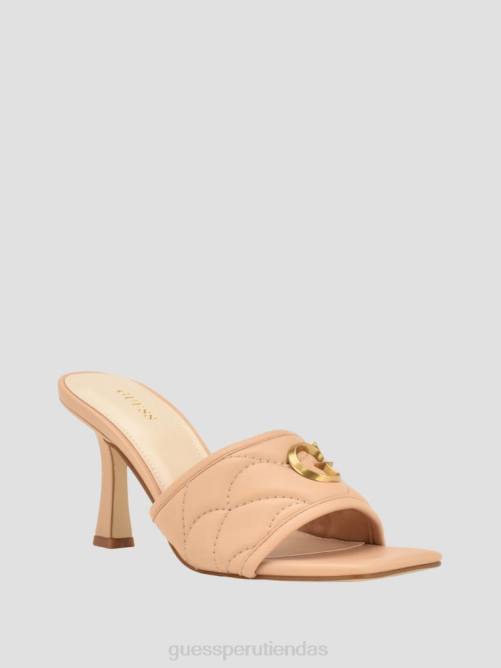 GUESS chinelas con tacón yana g mujer 0P8X3393 luz natural 110 calzado