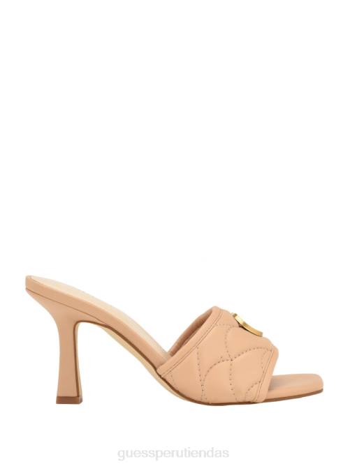 GUESS chinelas con tacón yana g mujer 0P8X3393 luz natural 110 calzado