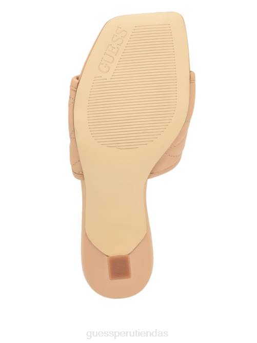 GUESS chinelas con tacón yana g mujer 0P8X3393 luz natural 110 calzado