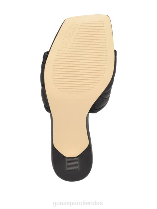 GUESS chinelas con tacón yana g mujer 0P8X3426 negro calzado