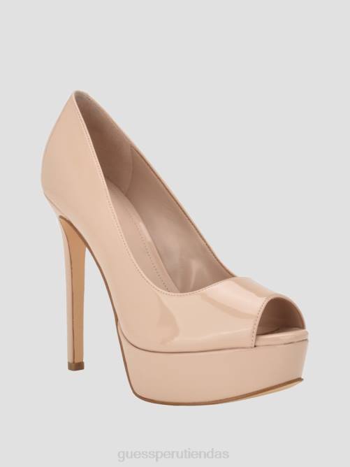 GUESS tacones de aguja con punta abierta cacei mujer 0P8X3412 luz natural 110 calzado