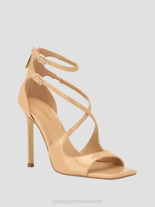 GUESS tacones de aguja con tiras sella mujer 0P8X3389 medio natural 101 calzado