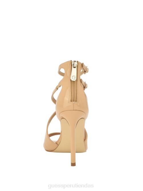 GUESS tacones de aguja con tiras sella mujer 0P8X3389 medio natural 101 calzado