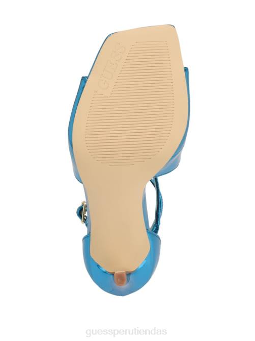 GUESS tacones de aguja con tiras sella mujer 0P8X3391 verde medio calzado