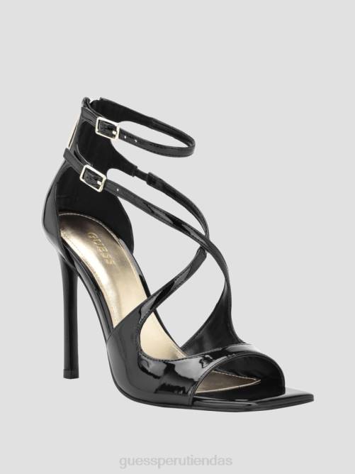 GUESS tacones de aguja con tiras sella mujer 0P8X3392 negro calzado