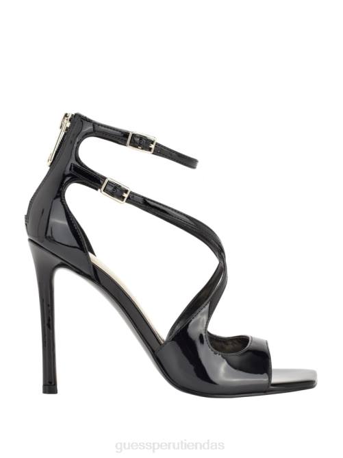 GUESS tacones de aguja con tiras sella mujer 0P8X3392 negro calzado