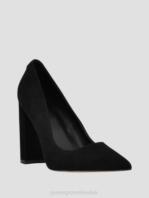 GUESS tacones de cuero abagail mujer 0P8X3425 negro calzado
