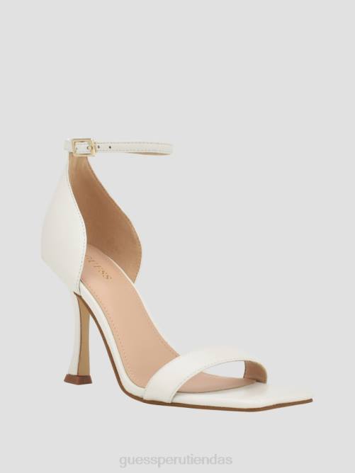 GUESS tacones de cuero yael mujer 0P8X3400 graffiti blanco calzado