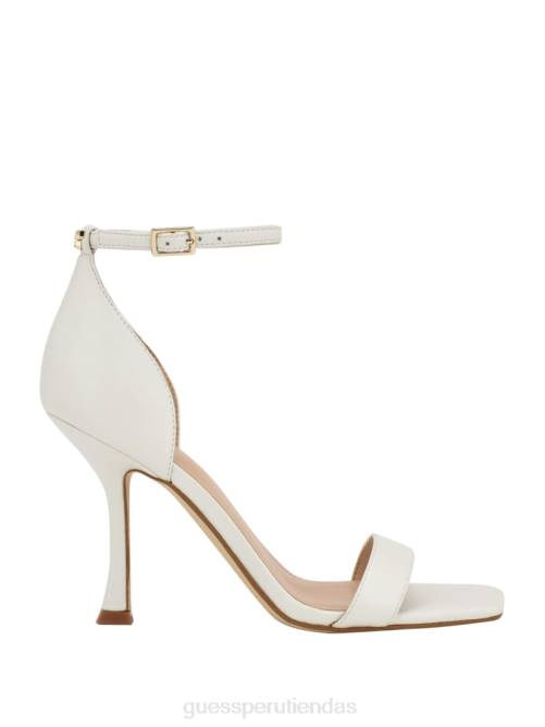 GUESS tacones de cuero yael mujer 0P8X3400 graffiti blanco calzado