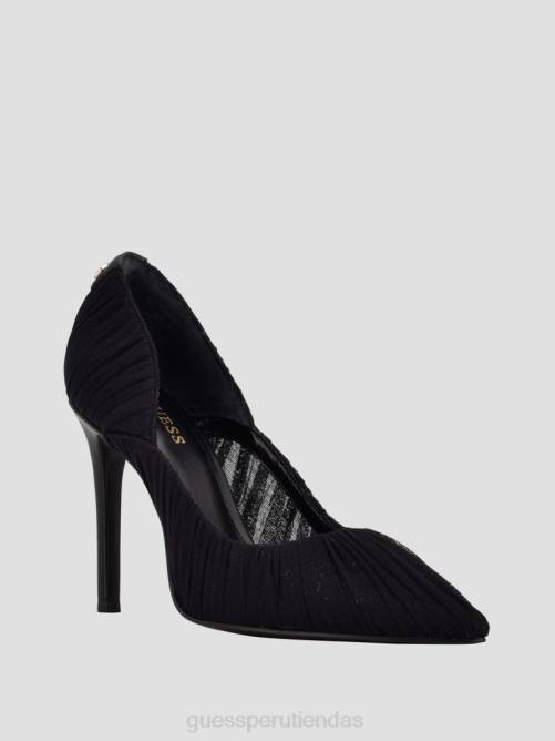GUESS zapatos de tacón gabby transparentes mujer 0P8X3407 negro1 calzado