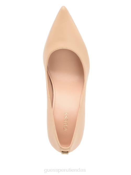 GUESS zapatos de tacón seanna de gamuza mujer 0P8X3403 luz natural 110 calzado