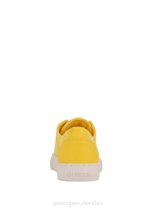 GUESS tenis bajos passit con logo mujer 0P8X3363 amarillo calzado