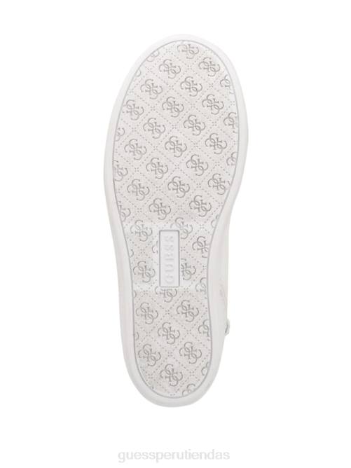 GUESS zapatillas Blairin con cuña y logo de strass mujer 0P8X3345 graffiti blanco calzado
