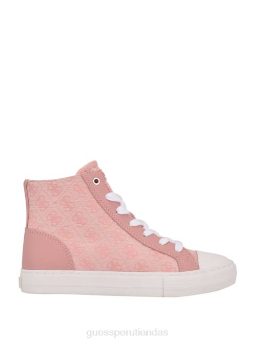 GUESS zapatillas altas con logo Power mujer 0P8X3378 rosa claro 680 calzado