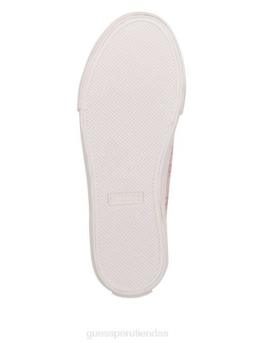 GUESS zapatillas altas con logo Power mujer 0P8X3378 rosa claro 680 calzado
