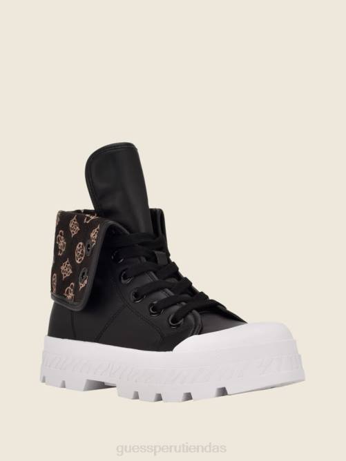 GUESS zapatillas altas horlo gruesas mujer 0P8X3370 negro calzado