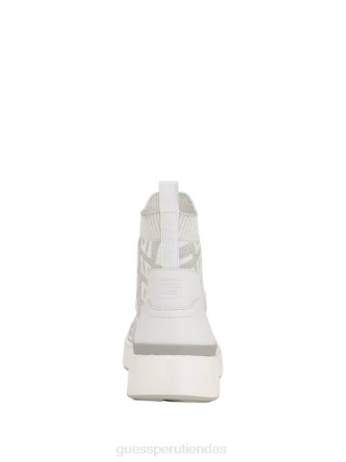 GUESS zapatillas altas mannen de punto con logo mujer 0P8X3333 plata 040 calzado