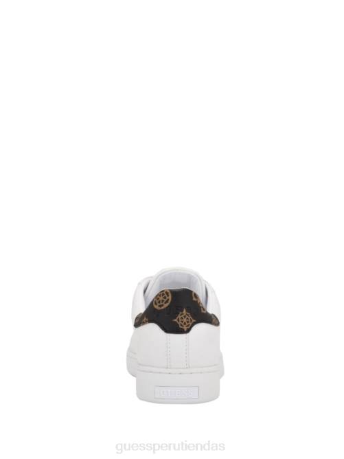 GUESS zapatillas bajas Renzy con logo grabado mujer 0P8X3352 graffiti blanco calzado