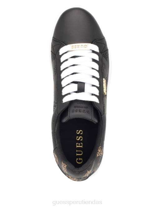 GUESS zapatillas bajas Renzy con logo grabado mujer 0P8X3354 negro calzado