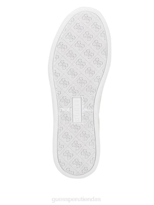 GUESS zapatillas bajas Renzy con logo grabado mujer 0P8X3358 oscuro natural calzado
