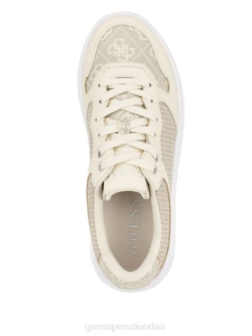 GUESS zapatillas bajas con logo Clevas en relieve mujer 0P8X3328 luz natural calzado
