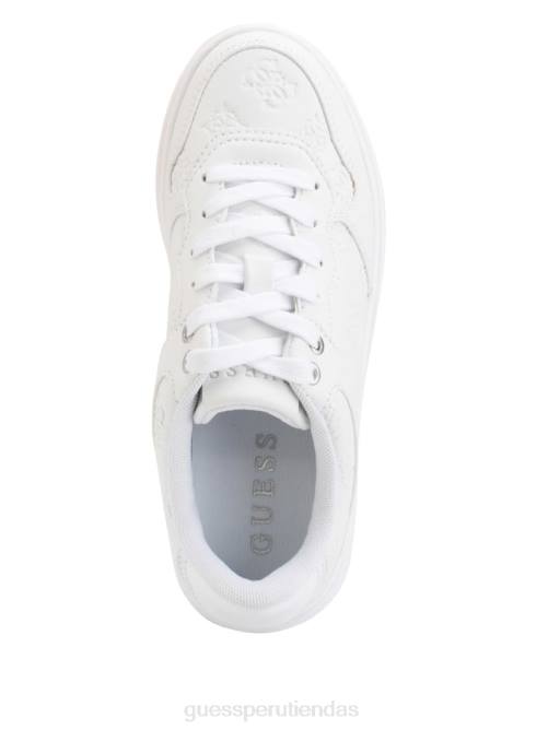 GUESS zapatillas bajas con logo cleva mujer 0P8X3349 blanco floral calzado
