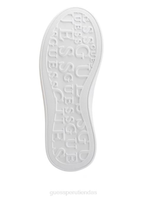 GUESS zapatillas bajas con logo cleva mujer 0P8X3349 blanco floral calzado