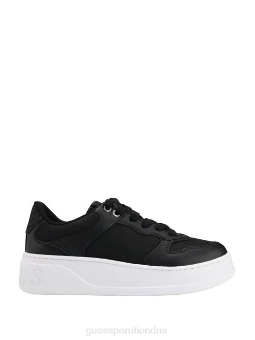 GUESS zapatillas bajas con logo cleva mujer 0P8X3357 negro calzado