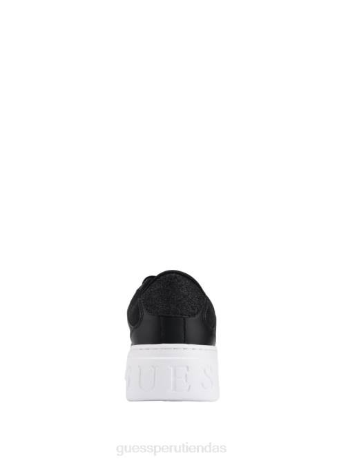 GUESS zapatillas bajas con logo cleva mujer 0P8X3357 negro calzado