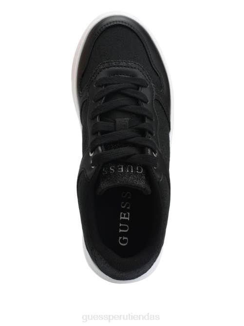 GUESS zapatillas bajas con logo cleva mujer 0P8X3357 negro calzado