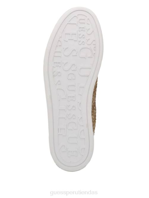 GUESS zapatillas bajas gelsen con logo de strass mujer 0P8X3348 bronce calzado