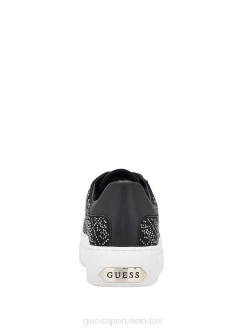 GUESS zapatillas bajas gelsen con logo de strass mujer 0P8X3355 negro calzado