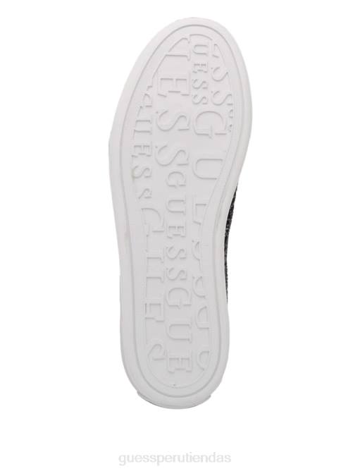 GUESS zapatillas bajas gelsen con logo de strass mujer 0P8X3355 negro calzado