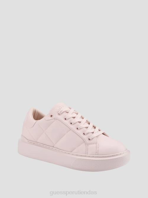 GUESS zapatillas bajas hilan acolchadas mujer 0P8X3361 rosa claro 680 calzado