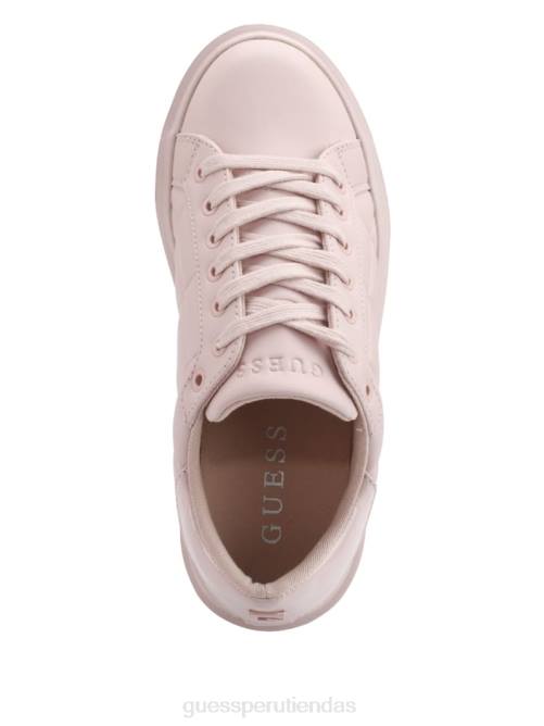 GUESS zapatillas bajas hilan acolchadas mujer 0P8X3361 rosa claro 680 calzado