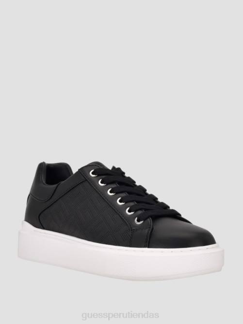 GUESS zapatillas bajas ivee perforadas g mujer 0P8X3367 negro1 calzado
